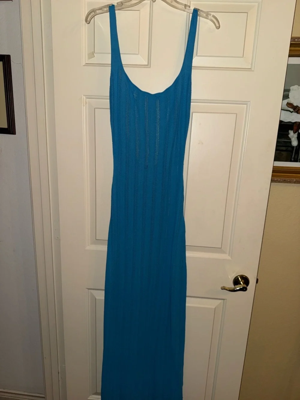 Naked Wardrobe Women's Knit Open Back Maxi Dress - Picture 3 of 9